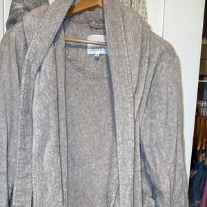 Haven well within Elegant Gray Women's Bathrobe